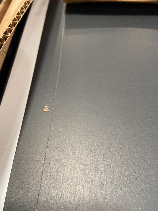 Photo 1 of (box cutter damage) Inside Professional MDF Indoor Ping Pong Table with Quick Clamp Table Tennis Net and Post Set - 