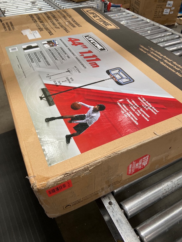 Photo 1 of **MISSING PIECES**Lifetime Portable Basketball Hoop 90114 44-inch Polycarbonate Backboard System