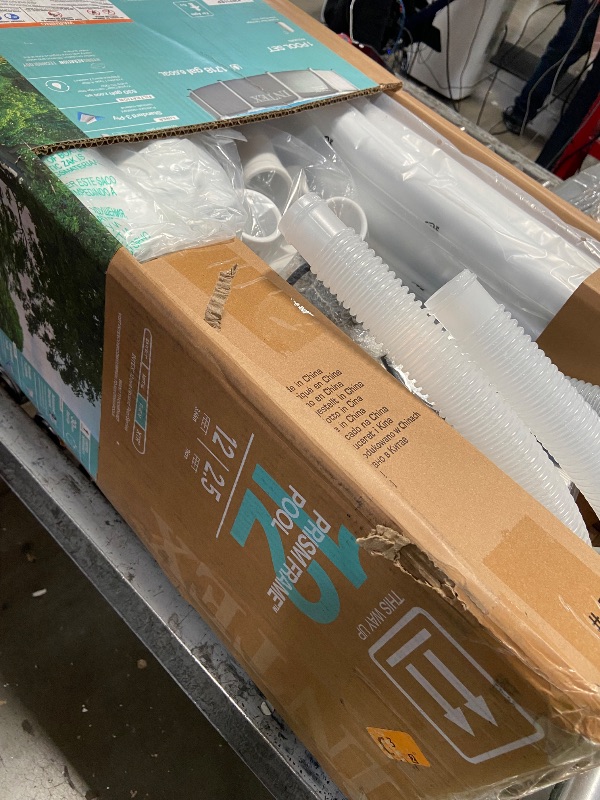 Photo 1 of (see images for damage) INTEX 26711EP 12Ft X 30In Prism Frame Premium Above Ground Swimming Pool Set with Filter Pump