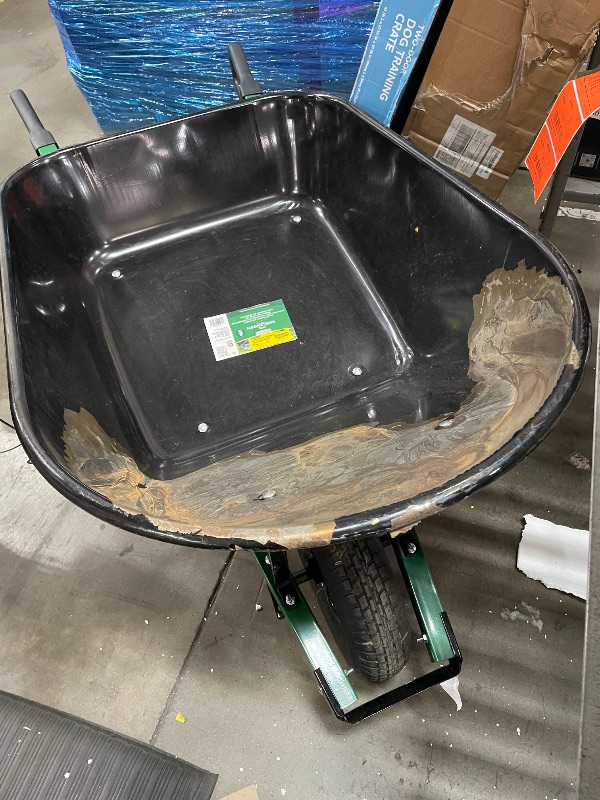 Photo 1 of (see images for damage) Steel Wheelbarrow, 6 Cubic Foot