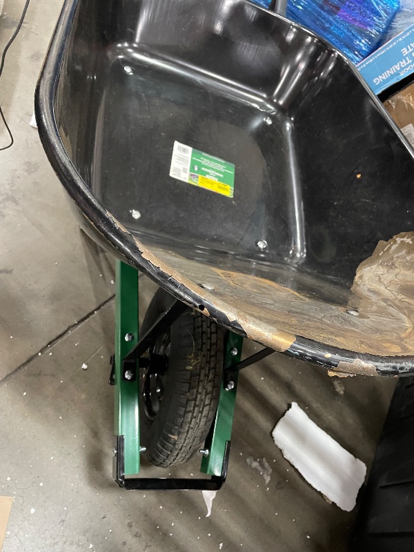 Photo 1 of (see images for damage) Steel Wheelbarrow, 6 Cubic Foot