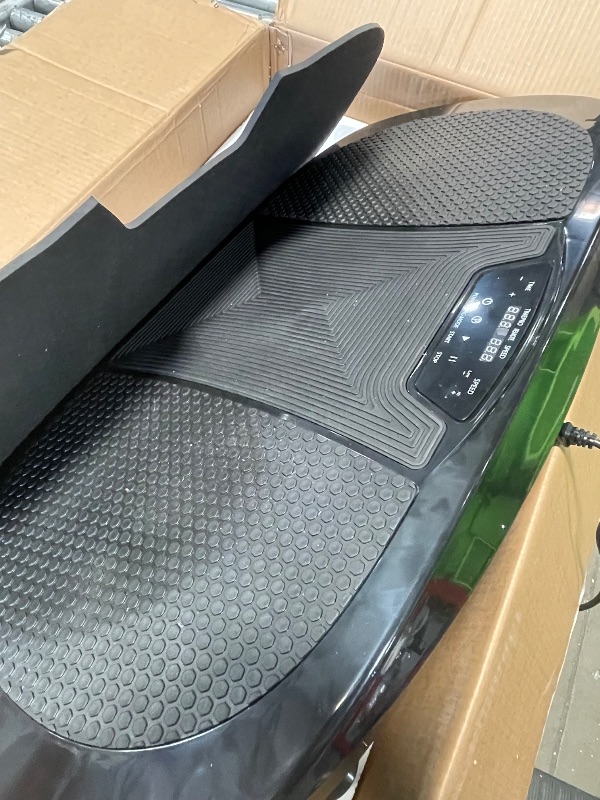 Photo 1 of (wouldn't power on)Lifepro Rumblex Max 4D Black Vibration Plate Exercise Machine with Loop Resistance Bands for Home Fitness Shaping Training Recovery Tone & Strength