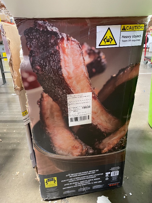 Photo 1 of (see images for damage) Masterbuilt® 30-inch Digital Electric Vertical BBQ Smoker with Leg Kit, Side Wood Chip Loader and 710 Cooking Square Inches in Black, Model MB20070421