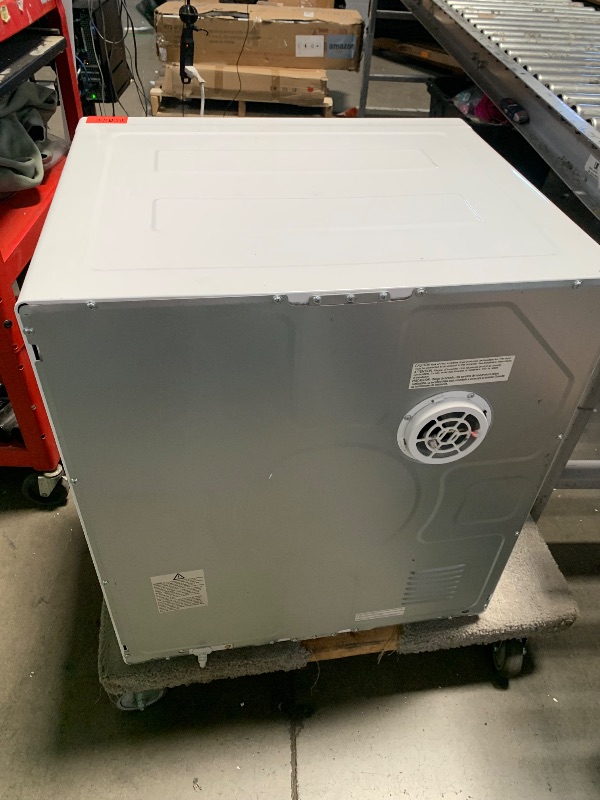 Photo 1 of (tested)(functional) BLACK+DECKER BCED37 Compact Dryer for Standard Wall Outlet, Small, 4 Modes, Load Volume 13.2 lbs., White