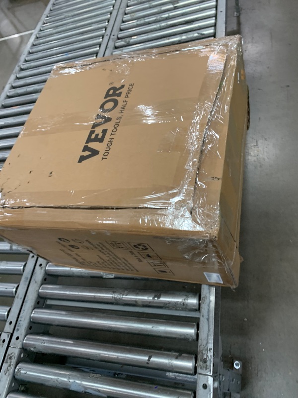 Photo 1 of (SOLD AS PARTS, DOES NOT FUNCTION) VEVOR Commercial Food Processor 2 Feeding Holes, 550W Electric Vegetable Slicer 1600 RPM, Stainless Steel Vegetable Processor Detachable 6-blades, 3mm/4mm/7mm Shred, 2mm/4mm Slice