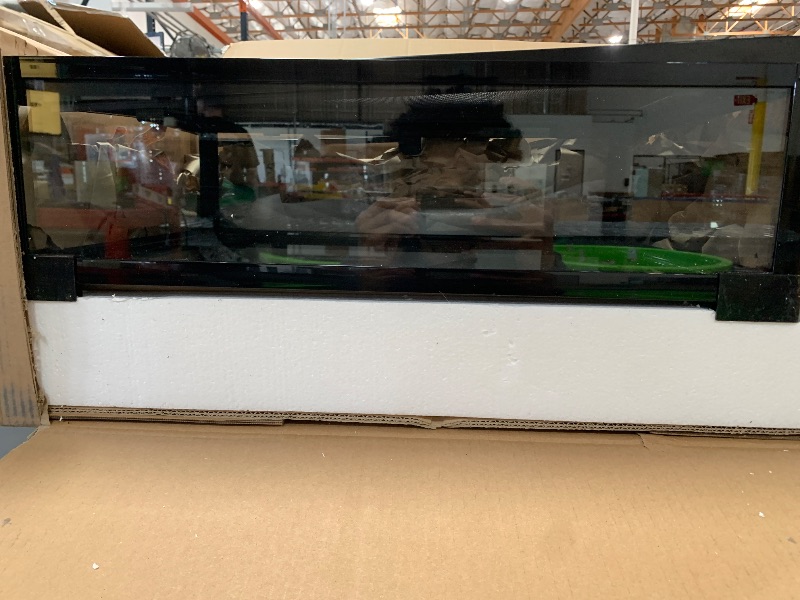 View 3 of ***************missing parts and instructions****************
REPTI ZOO 24" x 18" x 36" Reptile Tall Glass Terrarium Rainforest Habitat Double Hinge Door with Screen Ventilation 67 Gallon Reptile Terrarium Easy Assembly