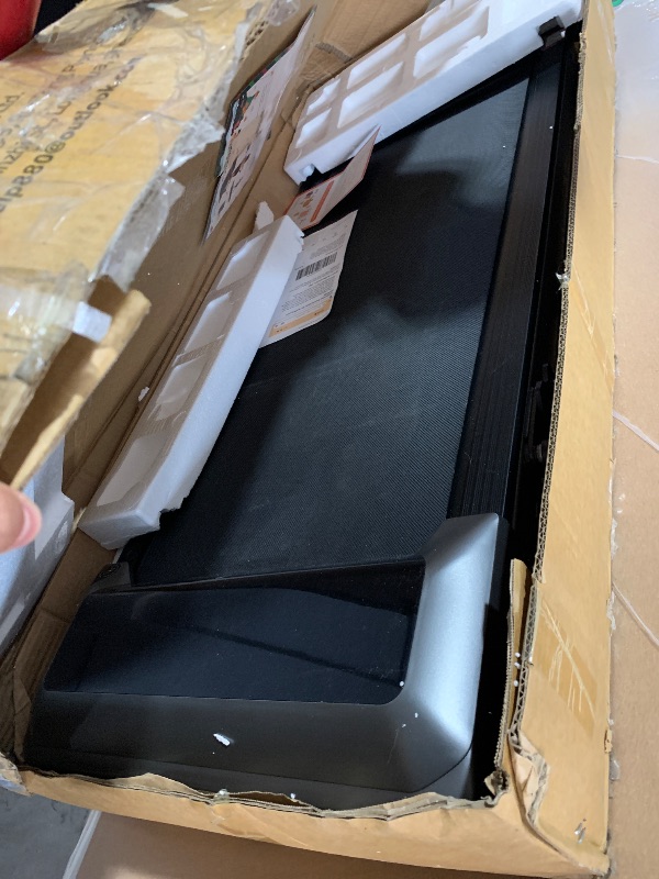 Photo 1 of ***MISSING TOP SCREEN*** Walking Pad Treadmill with Handle Bar, 3.5HP Electric Treadmill with Handles for Home Small, 2026 Upgrade Walking Pad Treadmill with Handle Bar and Big Screen, 0.6-10.0MPH, 400LBS