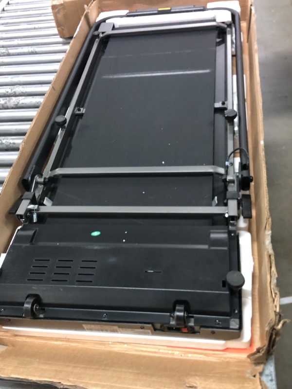 Photo 1 of ***MISSING TOP SCREEN*** Walking Pad Treadmill with Handle Bar, 3.5HP Electric Treadmill with Handles for Home Small, 2026 Upgrade Walking Pad Treadmill with Handle Bar and Big Screen, 0.6-10.0MPH, 400LBS
