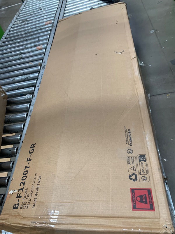 Photo 1 of ***PARTIAL SET***
Novilla Full Bed Frame Upholstered Platform Full Size Bed Frame with Adjustable Headboard, Strong Weight Capacity, No Box Spring Needed, Easy Assembly, Grey