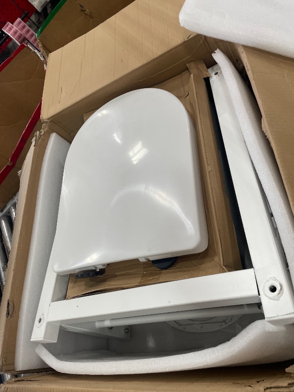 Photo 1 of ****SEE NOTES **** Lift Toilet Seat for Elderly with Padded Arms, Dual Motors Electric Sit to Stand Lift for Elderly and Disabled, Toilet Seat Lift Supports Up to 440lbs
