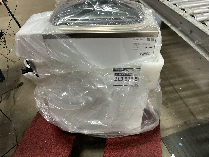 Photo 1 of **SCREEN IS BROKEN** GSEICE Soft Serve Ice Cream Machine, 4 to 4.5 Gal/H Ice Cream Maker 7 Inch Screen Soft Serve Machine with Pre-Cooling & Fresh-Keeping, 6L Stainless Hopper, Enclosed Body for Home Party Café Store