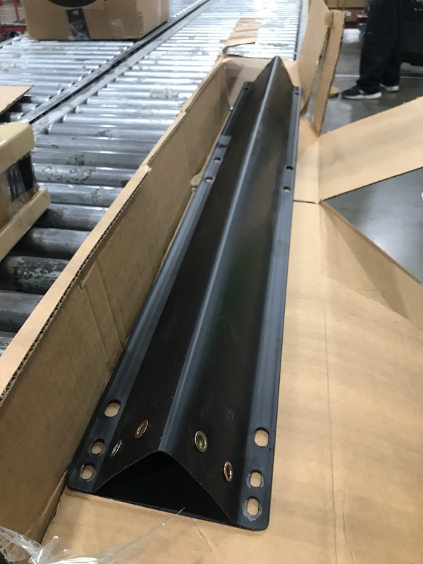 Photo 1 of  heavy-duty steel component, possibly a reinforcement angle or bracket used in vehicle manufacturing or industrial structural applications
3' 11" long