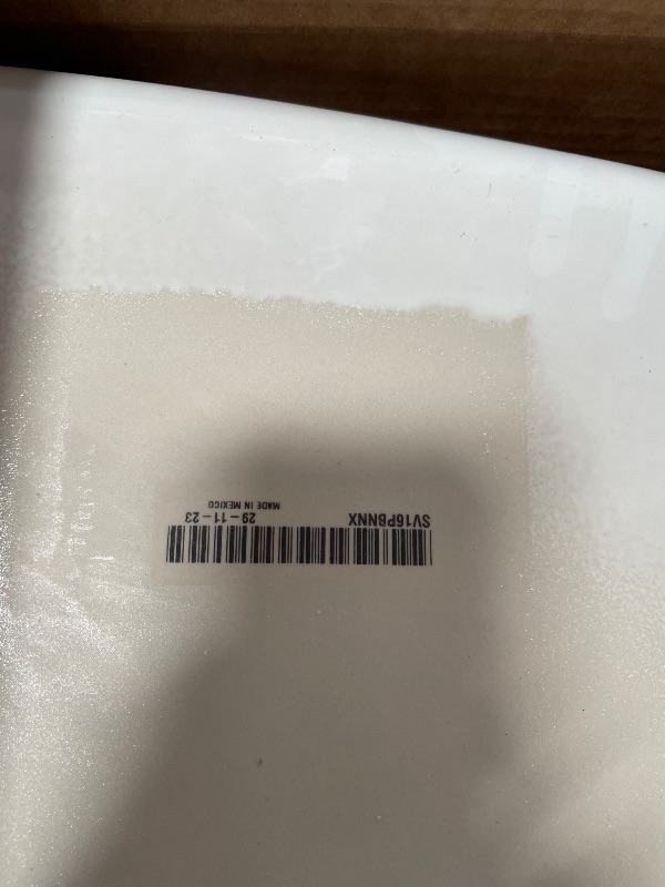 Photo 1 of ***MISSING TANK LID *** KOHLER Toilet, Elongated, Cimarron, ContinuousClean Technology, Revolution 360 Flushing, 1.28 gpf, White,Seat NOT included, K-31624-0