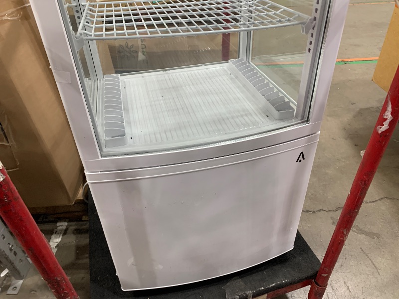 Photo 1 of ***TRUCK/TRAILER PICKUP ONLY***Commercial Display Refrigerator, ETL Bakery Case 4 Sided Glass all Direction, Fridge Cooler Merchandiser, 80" H 308 L Restaurant Kitchen Cafe White version only