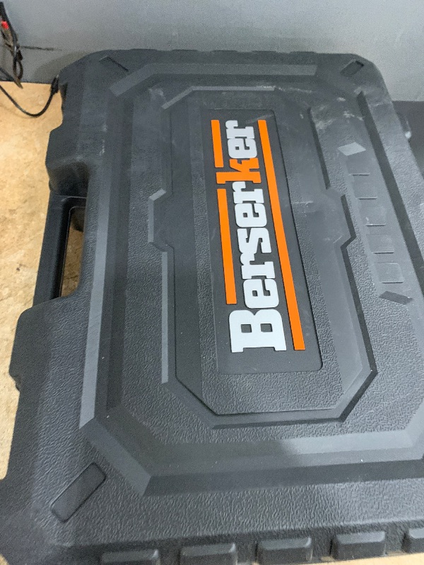 Photo 1 of ***MISSING PARTS***
Berserker 1300W 12-Pound SDS-Max Demolition Jack Hammer, 1-9/16" 11-Amp Small Corded Electric Demo Chipping Hammer for Floor Tile Removal, Concrete Breaker with Carrying Case & 3 Chisels