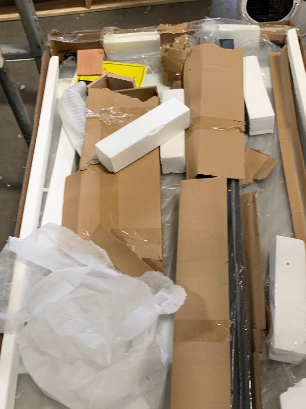 Photo 1 of **UNKNOWN IF MISSING ANY PIECES**Shower Doors, 56–60'' W x 72'' H Sliding Glass Shower Door, Matte Black Aluminum Frame, 1/4'' (6mm) High-Strength Tempered Glass, for Walk-in Showers