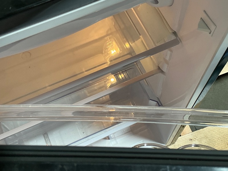 Photo 1 of (unfunctional, for parts) 3.3 cu. ft. Mini Fridge in Stainless Look