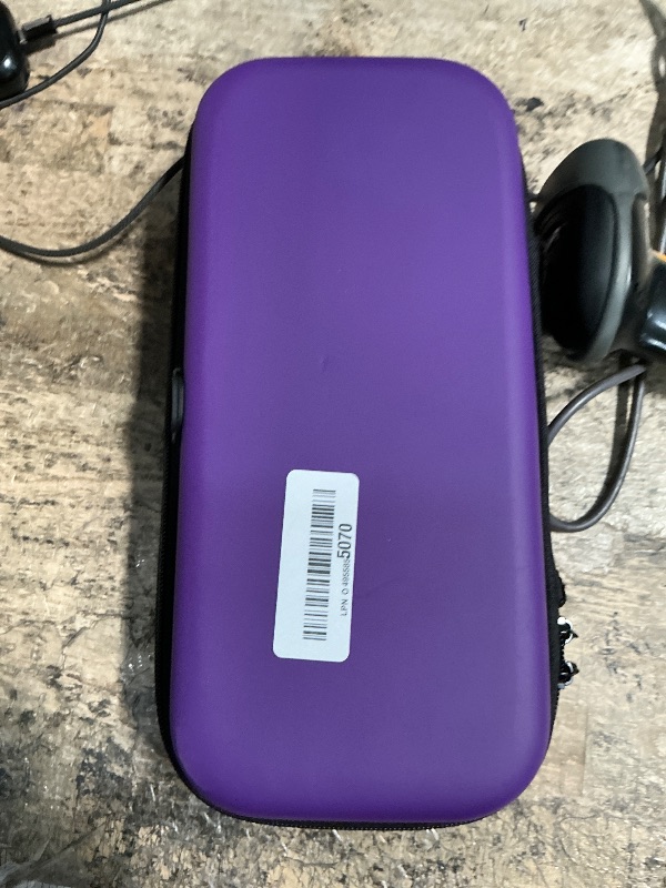 Photo 1 of [Charge inside] Carrying Case for Nintendo Switch 2 2025 / Switch OLED / Switch with Adapter and for Joy-Con Storage, Travel Case for Switch 2 Console with 22 Game Card Storage (Purple)