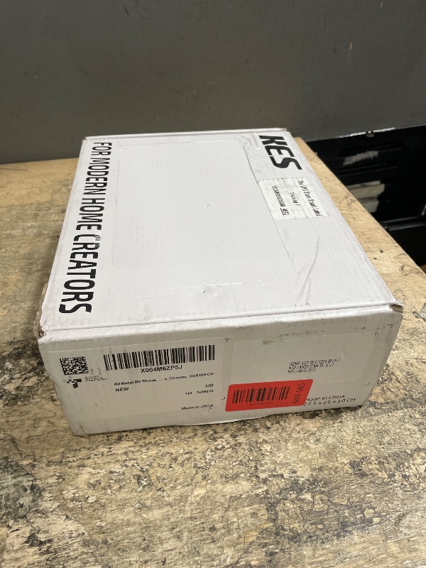 Photo 1 of **For parts only / missing shower head**All Metal RV Shower Faucet with Hose and 2 Function Showerhead, KES No Leak Camper Shower Faucet Replacement, SUS 304 Handheld Holder Included, for RV, Travel Trailer, Motorhome, Chrome, XG6105-CH
