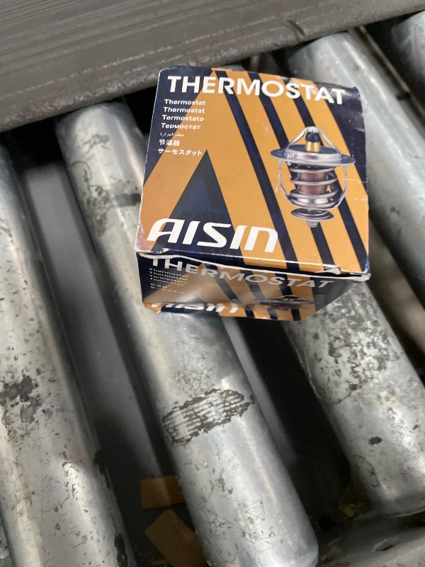 Photo 1 of [AISIN GENUINE] AISIN THF-003 Engine Coolant Thermostat with Gasket - Compatible with Select Saab 9-2X Subaru Tribeca, Baja, Forester, Impreza, Legacy, Outback, SVX, Tribeca