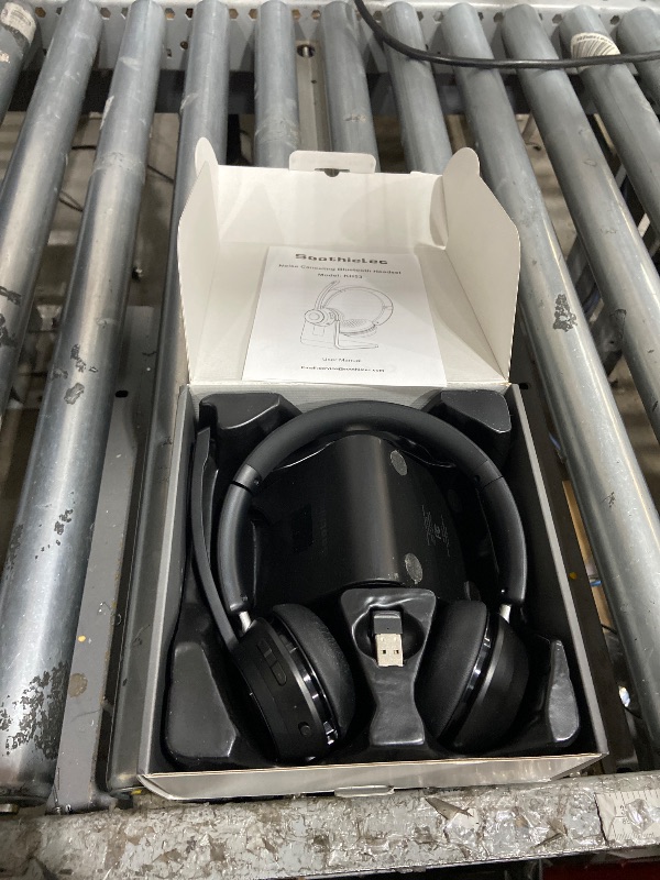 Photo 1 of (Upgraded Version) Wireless Headset, Bluetooth Headset with Noise Cancelling Microphone, Best Headphones with Mic Mute & USB Dongle for PC/Computer/Laptop/Cell Phones/Remote Work/Call Center