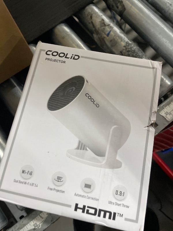 Photo 1 of [Built-in Apps & 2026 Upgraded] Mini Projector Support 4K 1080P Auto Keystone 180° Rotatable with WiFi 6 and Bluetooth 5.4, Projector Portable Compatibile with HDMI/TV Stick/Memory Stick/Laptop-Black