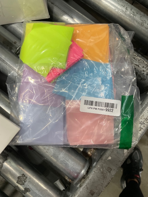 Photo 1 of (18 Pads) Pop Up Sticky Notes 3x3 Refills, Strong Adhesive Memo Pad Bulk with 9 Bright Colors, Suitable for Home, Office, School, Clean Removal