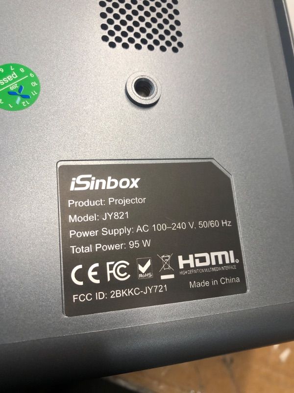 Photo 1 of [2500 ANSI/Auto Focus/Built-in APPS] Smart Projector 4K with WiFi 6 and Bluetooth 5.3, 6D Keystone Outdoor Movie Projector with Netflix& 36W Dolby Audio Plus HDR10+ Home Theater Ceiling Upgraded