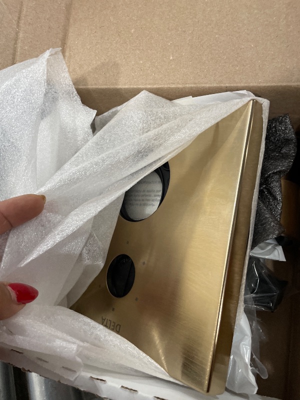 Photo 1 of **MISSING SOME PIECES**Delta Faucet Ara 17 Series 6-Setting Integrated Diverter Valve Trim Kit, Gold Diverter Valve Trim Kit, Shower Trim Kit, Champagne Bronze T27967-CZ (Valve Not Included)