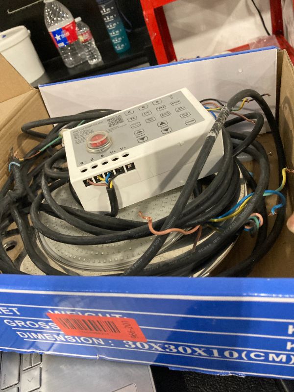 Photo 1 of ***UPDATED 5/2***PoCare 60ft Led Smart Pool Lights for Inground Pool with 3 Control Way (App/Remote/Controller), 54W 10 Inch Color Changing Underwater Swimming PoolLight for 10" Large Wet Niches