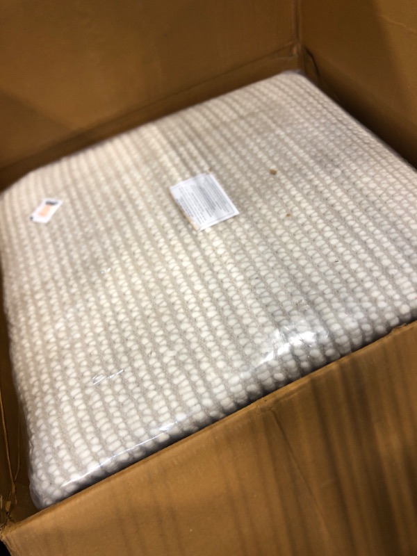 Photo 1 of ***UPDATED 5/1***S & L Homes Wool Cotton Hand Woven Chunky Knit Popcorn Rug - Ivory Contemporary Area Rug for Living Room Bedroom (8' x 10' - Ivory)