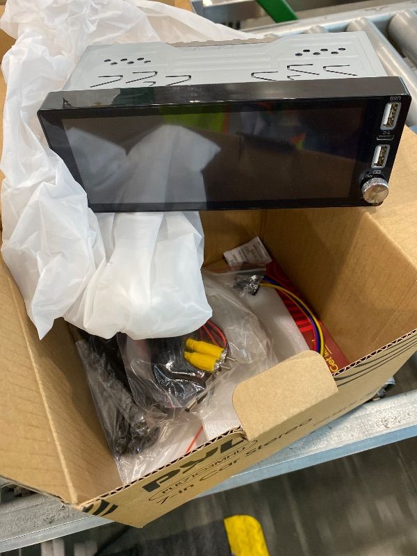 Photo 1 of **Similar item**
Car Stereo Single Din Wireless Carplay 6.9 inch Touch Screen Android Auto, Rimoody Car Radio with Bluetooth 5.2 Mirror Link FM/EQ USB/AUX/TF/SWC/MIC Car Audio Receiver with Backup Camera