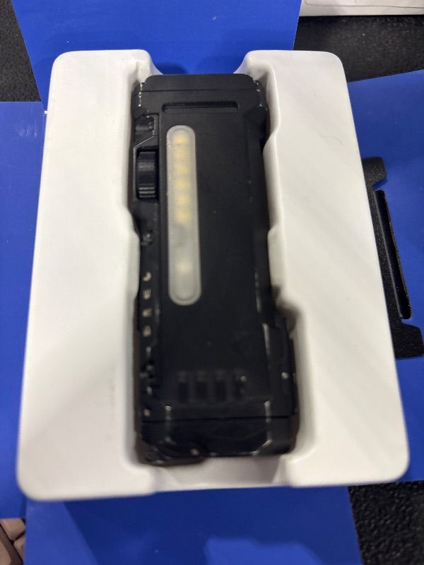 Photo 1 of **DAMAGED/SCRATCHED**
WUBEN X4 EDC Flat Flashlight with RGB Light, 1500 Lumens Mini Flashlight with Tactical Switch and Magnetic, IP68 Portable Pocket Clip USB C Flash Light for Camping, Checking, Emergencies