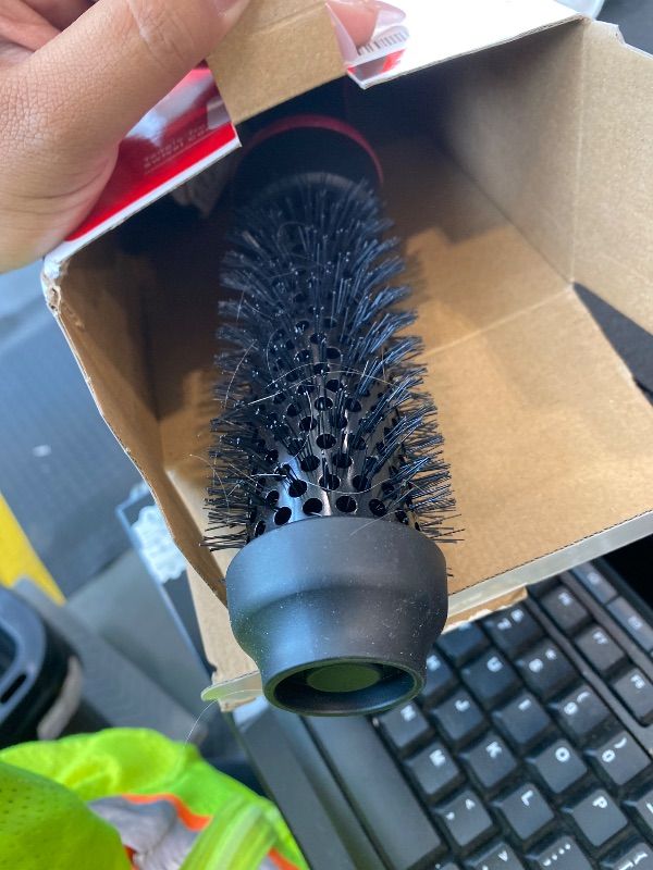 Photo 1 of **UNTESTED**
REVLON One-Step Hair Dryer and Styler - Root Booster Round Brush for Styling, Dryer Brush for Fast and Easy Salon-Quality Blowout, More Shine and Less Frizz (1-1/2 in)