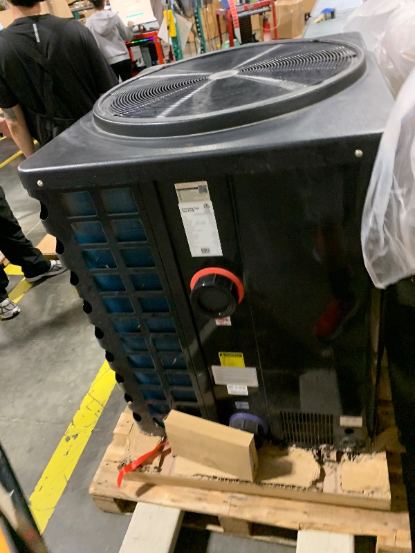 Photo 1 of *** BRING BIG TRUCK ITEM IS XL ON A PALLET*** *** USED DIRTY**** DR. Infrared Heater DR-1400HP Full DC Inverter 140,000 BTU Heat Pump In-Ground and Above-Ground Swimming Pools, WiFi Smart Control via APP, Black