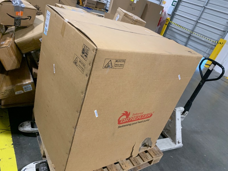 Photo 1 of *** BRING BIG TRUCK ITEM IS XL ON A PALLET*** *** USED DIRTY**** DR. Infrared Heater DR-1400HP Full DC Inverter 140,000 BTU Heat Pump In-Ground and Above-Ground Swimming Pools, WiFi Smart Control via APP, Black