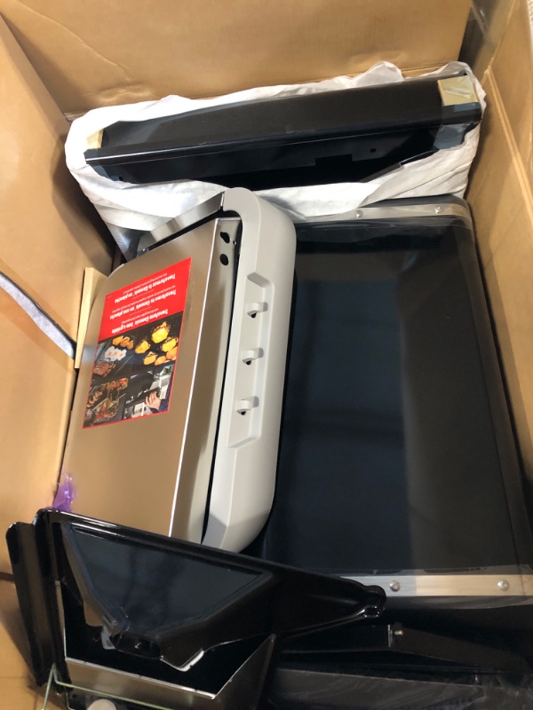 Photo 1 of *** DAMAGED TRAY MISSING SOME HARDWARE*** Weber Genesis E-335 Natural Gas Grill for Outdoor Cooking, 3 Burners and 1 Side Burner, Black – Porcelain-Enameled Cast-Iron Grates, PureBlu Burners & Sear Zone