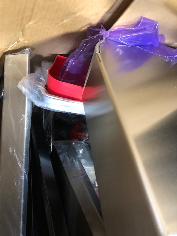 Photo 1 of *** DAMAGED TRAY MISSING SOME HARDWARE*** Weber Genesis E-335 Natural Gas Grill for Outdoor Cooking, 3 Burners and 1 Side Burner, Black – Porcelain-Enameled Cast-Iron Grates, PureBlu Burners & Sear Zone