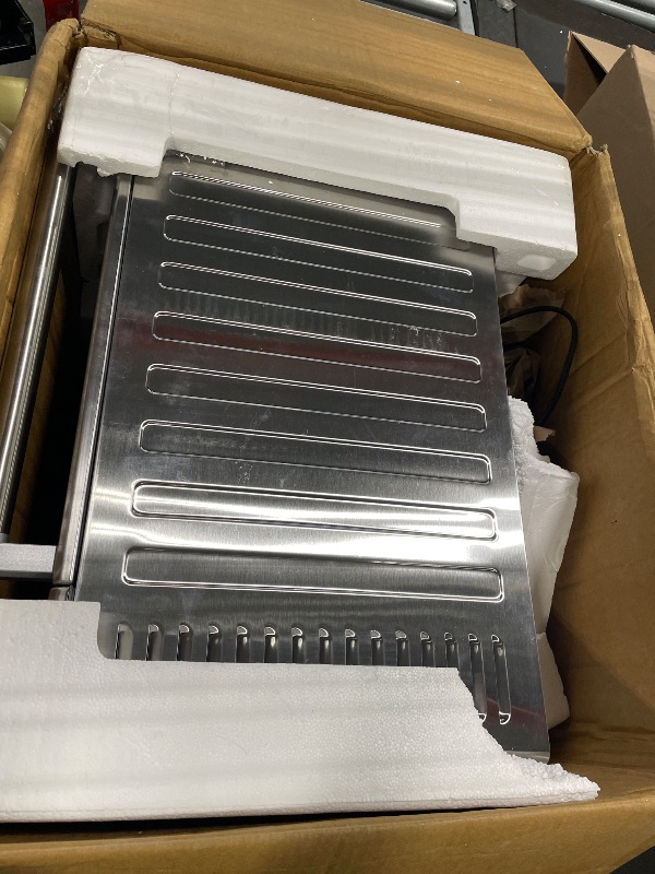 Photo 1 of ** sold as is no refund/return**Nuwave Bravo Air Fryer Toaster Smart Oven, 12-in-1 Countertop Convection, 30-QT XL Capacity, 50°-500°F Temperature Controls, Top and Bottom Heater Adjustments 0%-100%, Brushed Stainless Steel Look