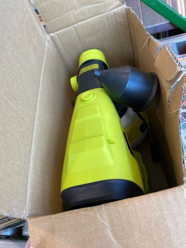 Photo 1 of **UNTESTED**
Aliarm Cordless Paint Sprayer for Ryobi One+ Plus 18V Li-ion Battery,200W HVLP Brushless Motor Handheld Paint Sprayer Gun with 4 Size Nozzles 3 Patterns for Furniture Walls Fence Door(No Battery)