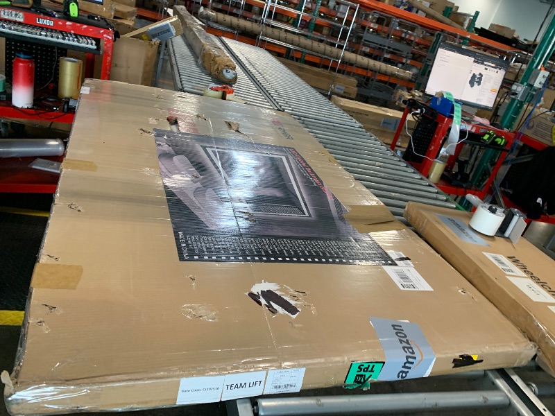 Photo 1 of ** *SEEMS TO BE MISSING SOME HARDWARE*** CHARMOR 66x40 LED Bathroom Mirror, Large Dimmable Vanity Mirror with Lights, Anti-Fog, Shatterproof, Memory, 3 Colors, ETL Listed (Backlit and Front Lighted)