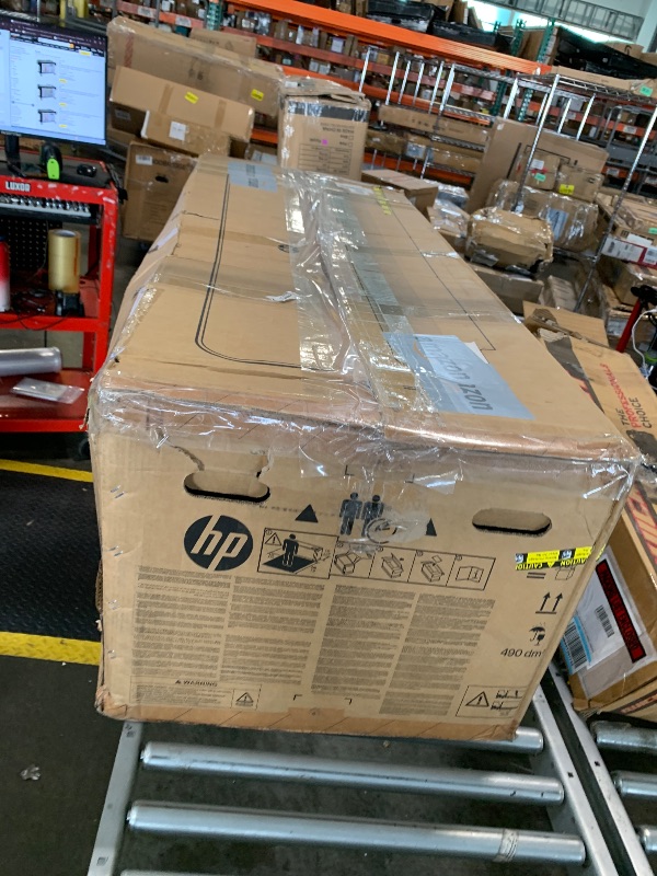 Photo 1 of *** USED MISSING POWER CORD *** HP DesignJet T650 Large Format 36-inch Plotter Printer, Includes 2-Year Onsite Warranty Support (5HB10T) - New Model