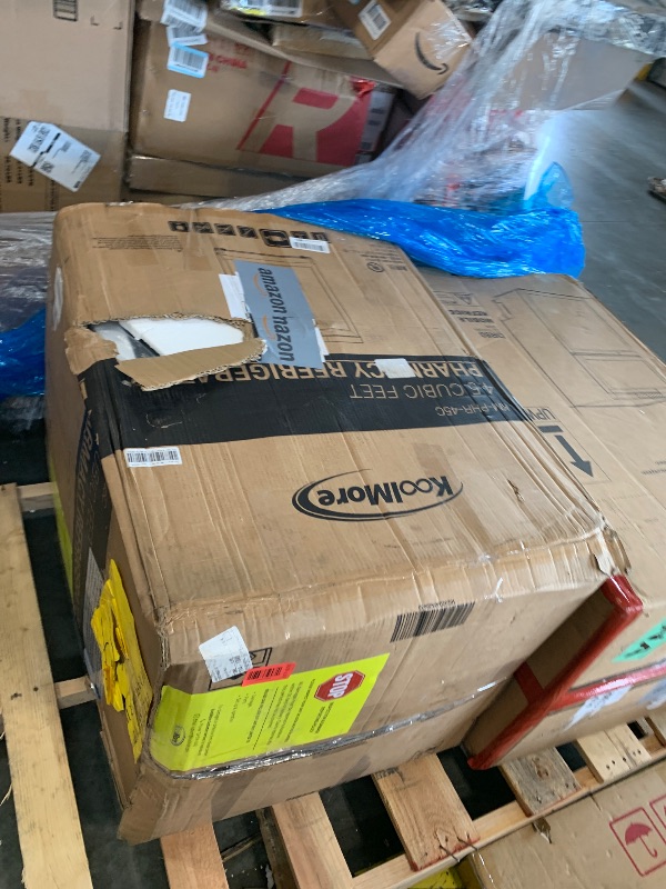 Photo 1 of *** BROKEN/ NON FUNCTIONAL*** SOLD FOR PARTS***  KoolMore 4.5 cu ft Countertop Medical Pharmacy Refrigerator with Emergency Backup Battery for Temperature Display and Alarm in White, UL Listed (KM-PHR-45C)