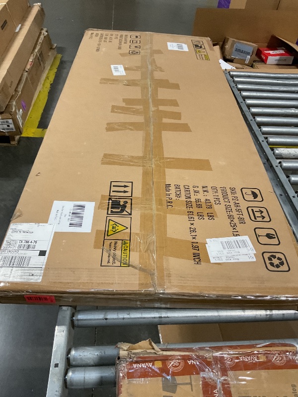 Photo 1 of **FACTORY SEALED** 5FT Butcher Block Countertop Birch Solid Wood - 60" x 25" Table Top Butcher Block Cutting Board for Kitchen Island Living Dining Table Office Desk Workbench laundry Countertop Unfinished 1.5" Th