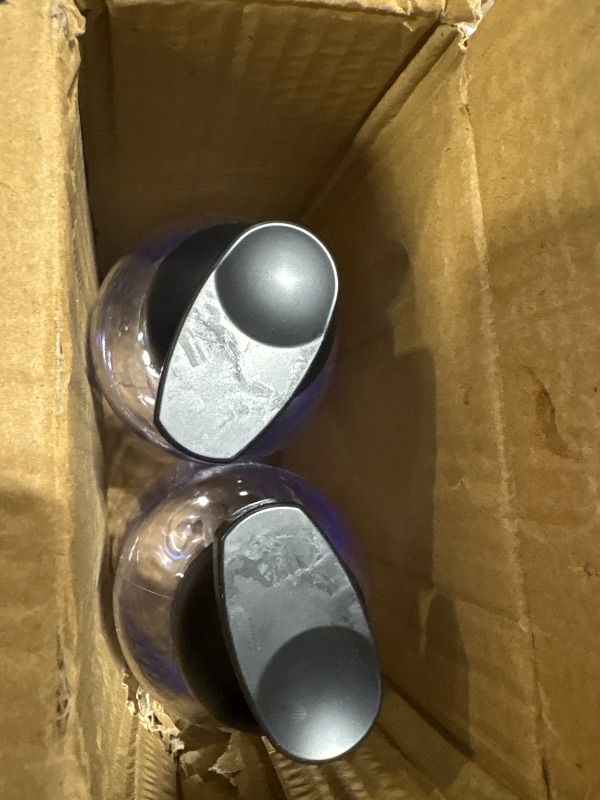 Photo 1 of **DIRTY**
Design Round Plastic Refillable Foaming Soap Dispenser Pump Bottle for Bathroom Vanity Countertop - Vintage-Inspired, Compact Container Design - Twain Collection - 2 Pack - Clear/Matte Black