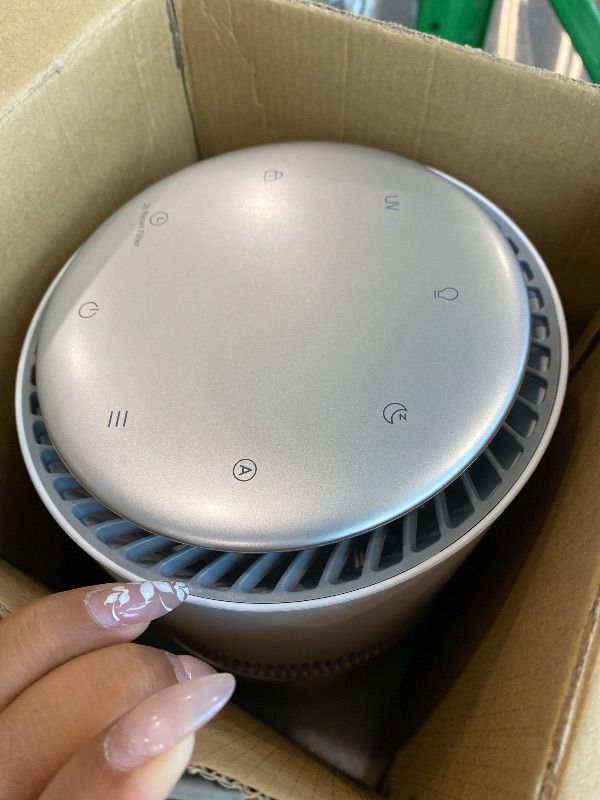 Photo 1 of **UNTESTED**
Provirtec MistFree Evaporative Humidifier for Bedroom, 3L No White Dust for Sensitive Individuals, Auto Humidity Control, Works with Tap Water, Night Light, Easy Clean Tank for Home & Small Room