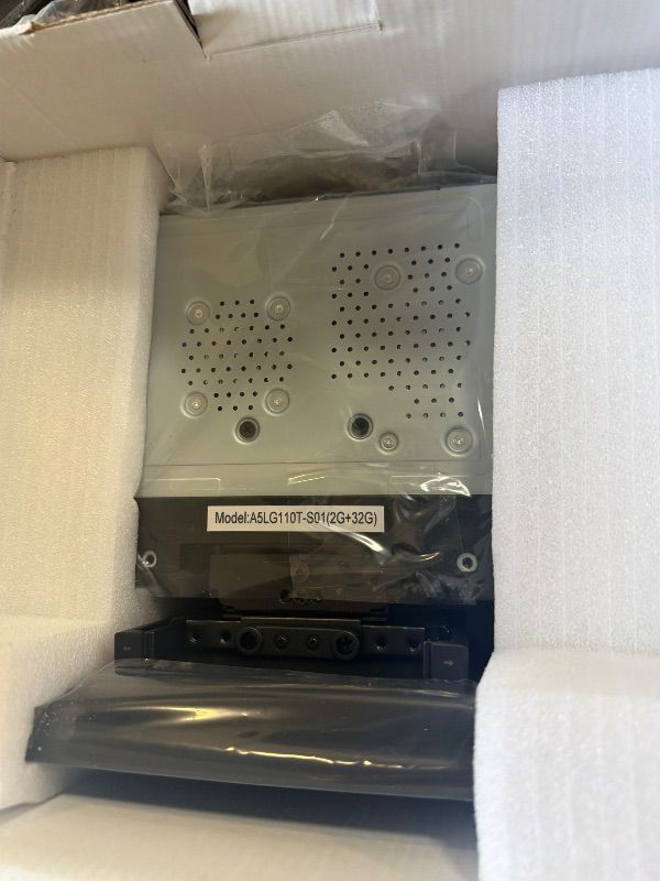 Photo 1 of **UNTESTED**
ATOTOEXCEL A5L 10.1 inch Android Double DIN & Single DIN Adaptive Car Stereo, Floating QLED Radio, Wireless Carplay & Android Auto, ChatGPT AI, WiFi/BT/USB Tethering, Backup Cam, Support HDMI Out, DSP