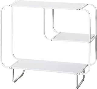 Photo 1 of !!!SIMILAR TO PHOTO NOT EXACT!!!!????(Kuroshio) Open Display Rack, Shop Furniture, Display Rack, White Rack, White Iron, Cute, Stylish Rack
