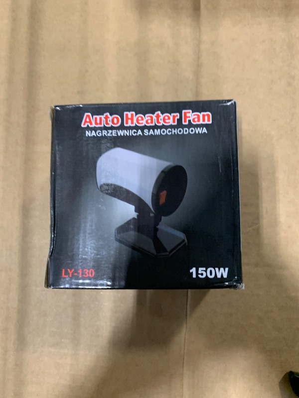 Photo 1 of **UNTESTED**
NEW Car Heater,Portable 12V Car Heaters & Defroster,200W Fast Heating & Cooling Fan,Plug In Car Heater for Windshield Defogger with 360° Rotary Car Heaters for Vehicle,Car,RV,SUV (DD-107)