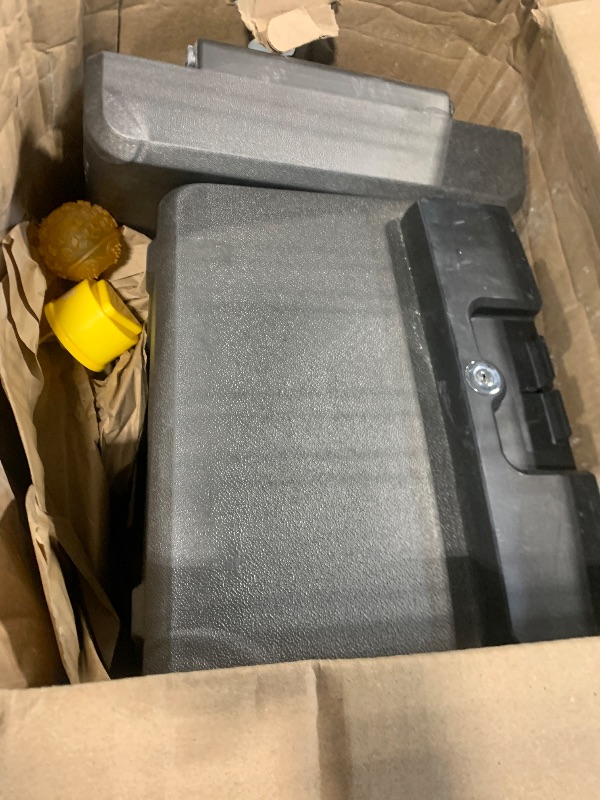 Photo 1 of ***KEYS NOT INCLUDED*** SentrySafe Black Fireproof and Waterproof Safe, File Folder and Document Box with Key Lock, Ex. 14.3 x 15.5 x 13.5 inches, HD4100